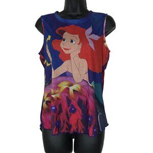 DISNEY Little Mermaid Tank Top Size L